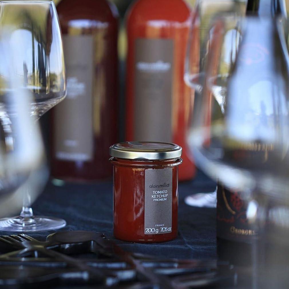 Alain Milliat Alain Milliat Gourmet Tomato Ketchup, 7.05 Oz (One 200g Glass Jar) | Imported, Made in France.