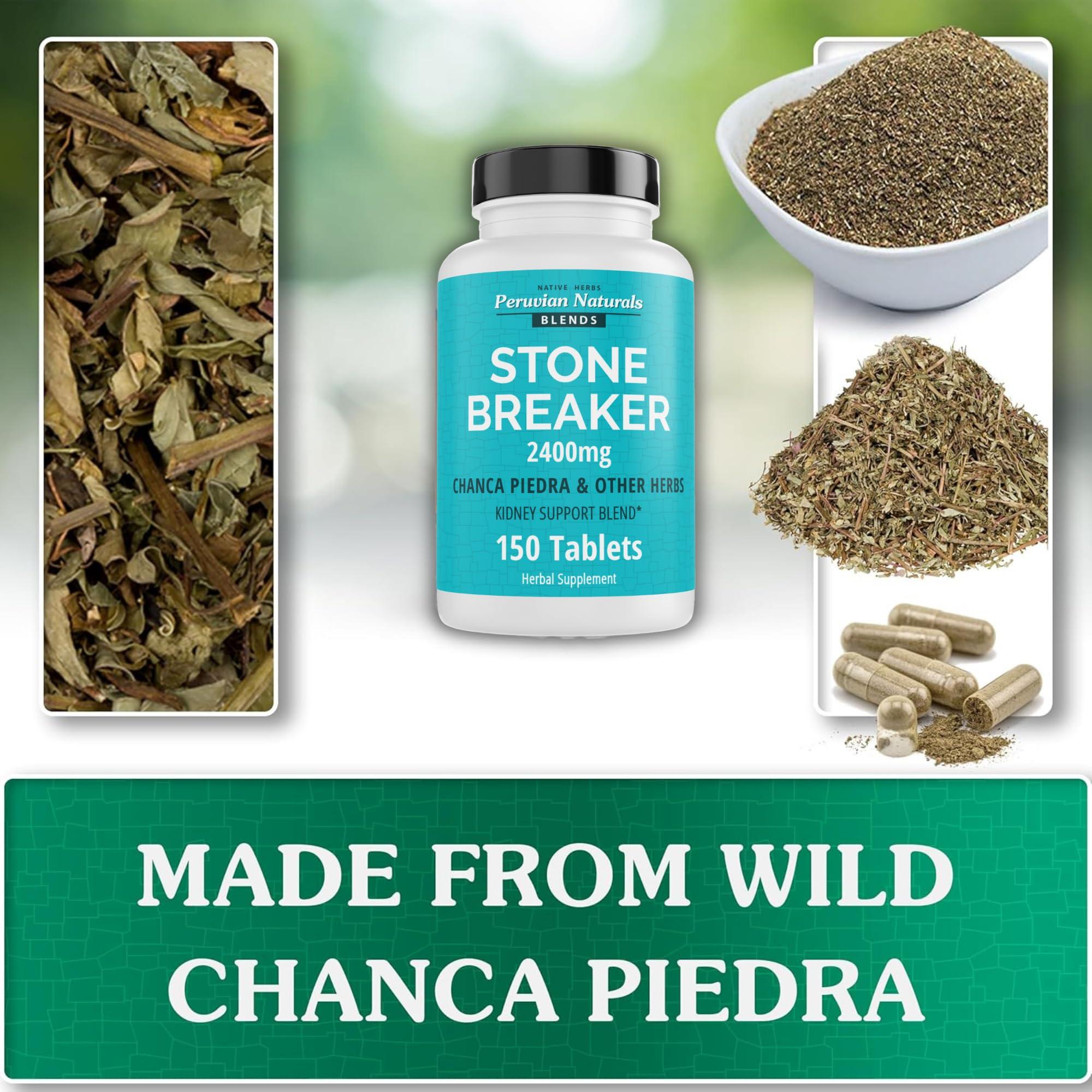 Peruvian Naturals Peruvian Naturals Chanca Piedra “Stone Breaker” – 150 Tablets - Kidney Supplement - 2400mg per Serving 100% Natural Chancapiedra Grown in Peru