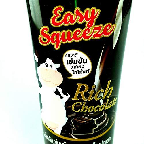 Mali Mali Sweeten Condensed Milk with Chocolate Flavour Seasoning Easy Squeeze (Pack of 3)