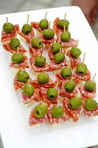 Al Amin Foods Partanna Asaro Castelvetrano Pitted Green Olives 2 Glass Jars Net Wt Jar 9 oz each.