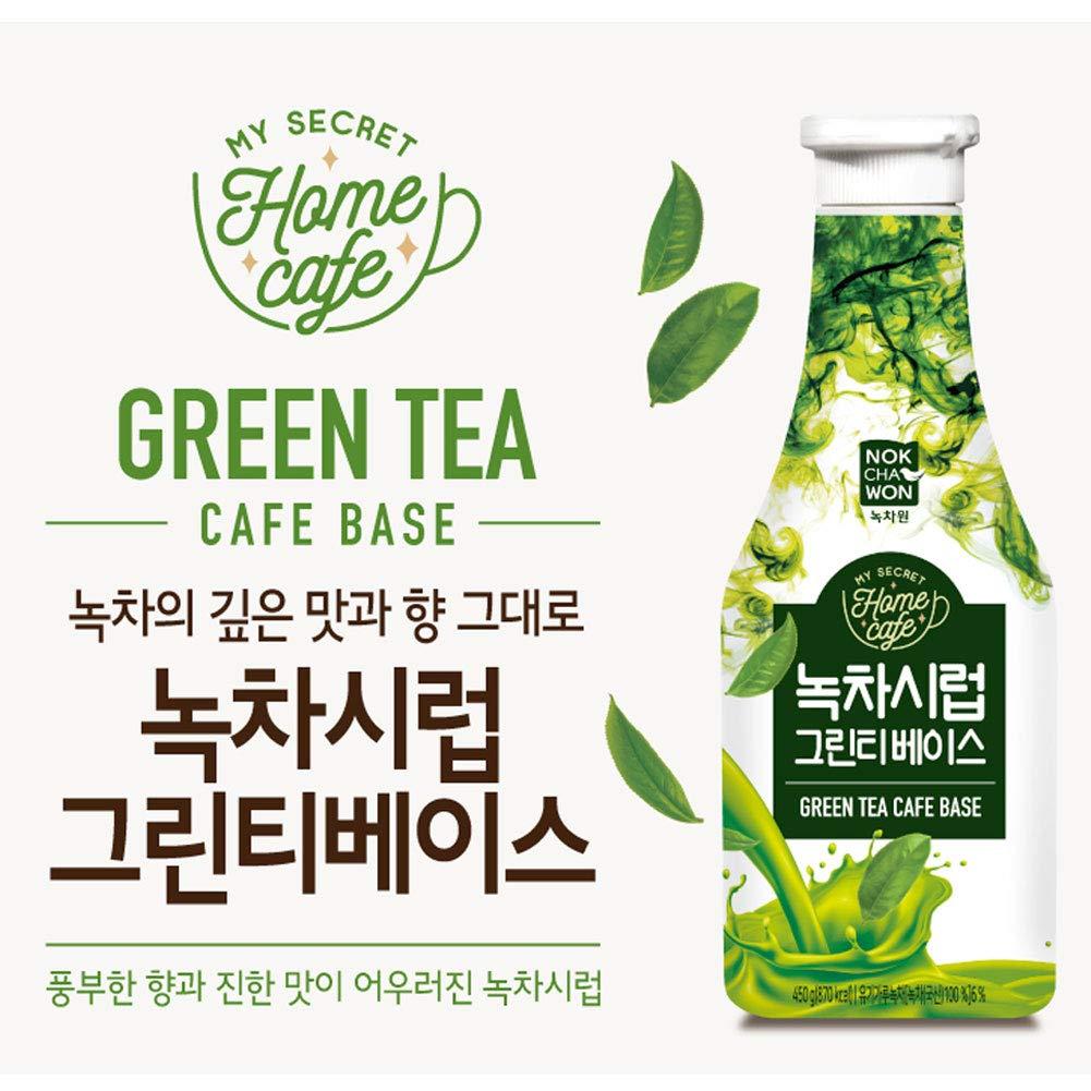 Nokchawon [Nokchawon] Cafe Base Syrup for Tea, Easy to Use, Tube Type, Easy to Make at Home (Green Tea)