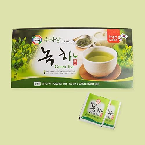 Surasang Surasang Green Tea, Simple and Classic Green Tea, 100 teabags
