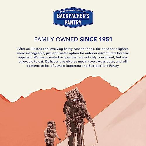 Backpacker's Pantry Backpacker's Pantry Three Cheese Mac & Cheese - Freeze Dried Backpacking & Camping Food - Emergency Food - 28 Grams of Protein, Vegetarian, 6 count