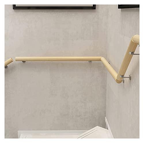 ALDEPO ALDEPO Grab Bars Wooden Stair Handrails with Fittings, Elderly/Disabled Non-Slip Banister Handrail, Wall/Indoors/Attic/Kindergarten Decor Grab Bar, Safety Stair Rail/5M (Color : 6m)