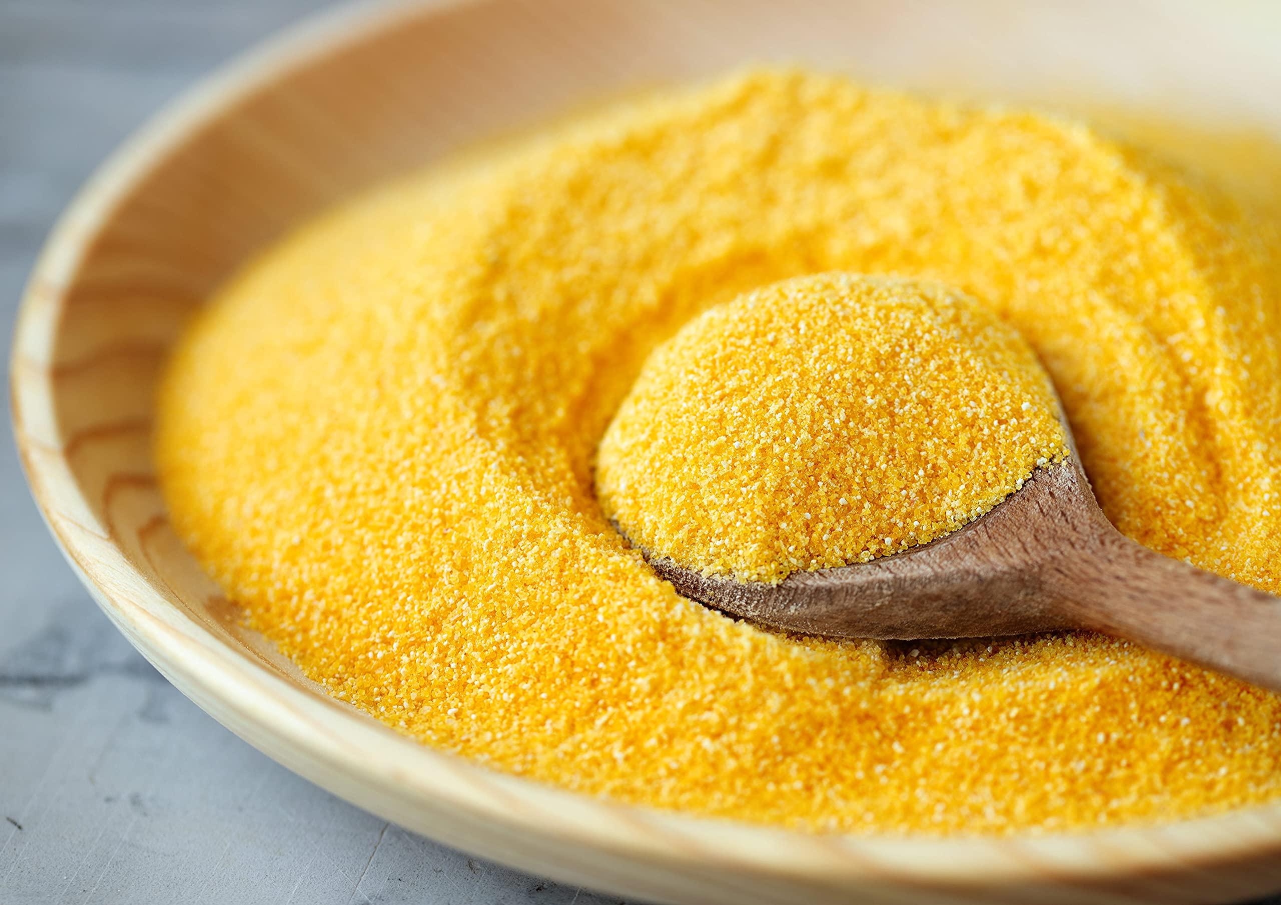 Food to Live Food to Live Yellow Polenta, 6 Pounds - Finely Ground Cornmeal. Product of Italy. Easy to Cook. Creamy, Smooth Texture. Rich in Antioxidants. Great as a Side Dish, and for Hot Cereal, Porridge