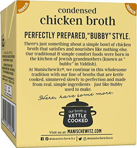 Manischewitz Manischewitz Chicken Broth 12oz (3 Pack), Flavorful, Kettle Cooked, Slowly Simmered, Kosher for Passover