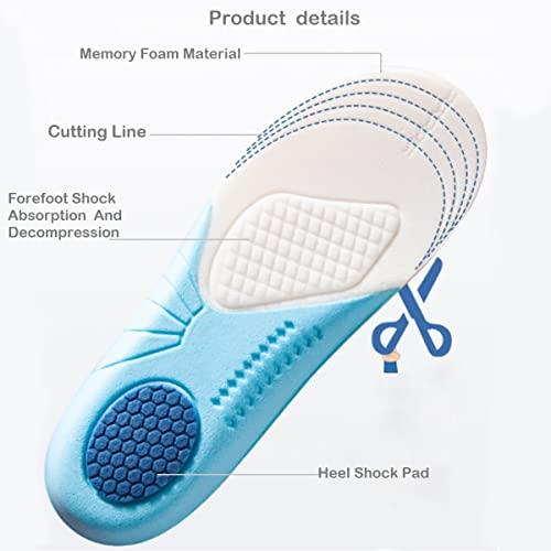 FonsBleaudy Kids Memory Foam Insoles for Arch Support and Comfort Children's Replacement Insoles Inserts (M Little kids13-3)