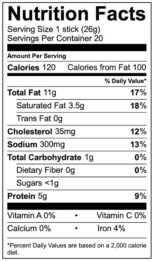 CATTLEMAN\'S CUT Yellowstone by Cattleman\'s Cut American Wagyu Beef Sticks, 0.9 Ounce (Pack of 20)