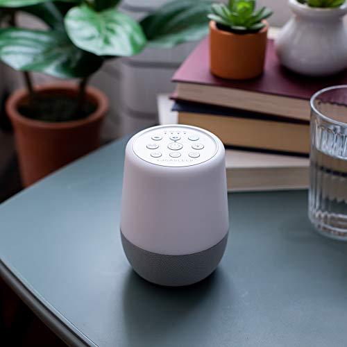 YOGASLEEP Yogasleep Duet White Noise Sound Machine & Night Light, 30 Natural Sounds, Bluetooth-Wireless Speaker for Travel, Office Privacy, Concentration, Sleep Aid for Adults & Baby, Registry & Nursery Gift