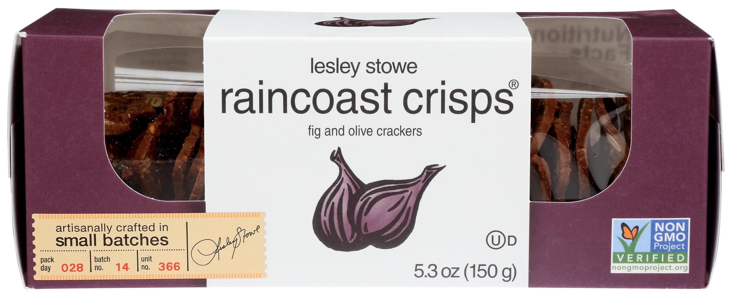 Lesley Stowe's Raincoast Crisps Lesley Stowe Crisps Fig and Olive, 5.3 oz