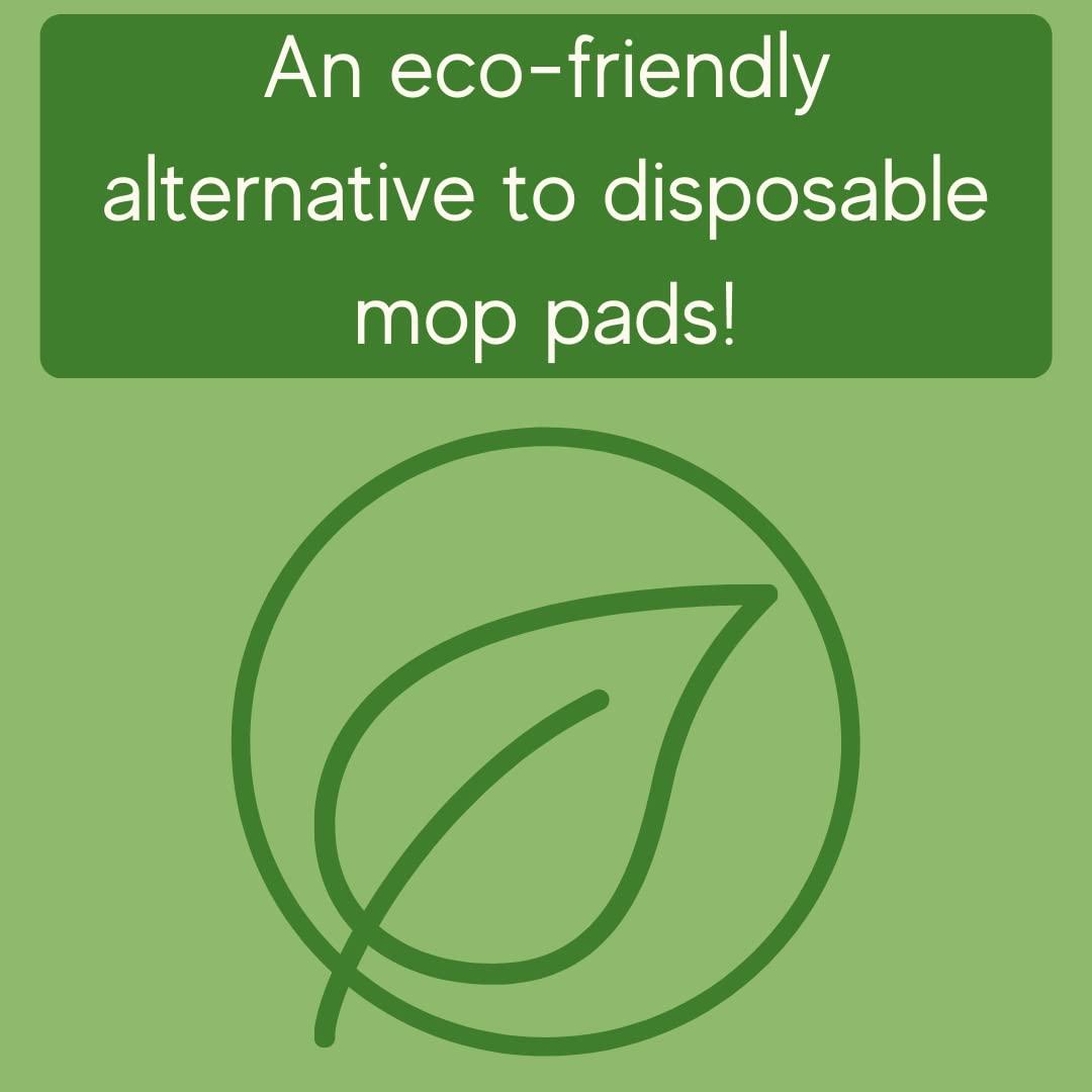 Clean Castle Mops for Floor Cleaning - Dual Action Microfiber Mop for Swiffer WetJet - Wet/Dry Dust Mop for Hardwood Floors - Reusable, Machine Washable, Eco-Friendly, 4 Pack