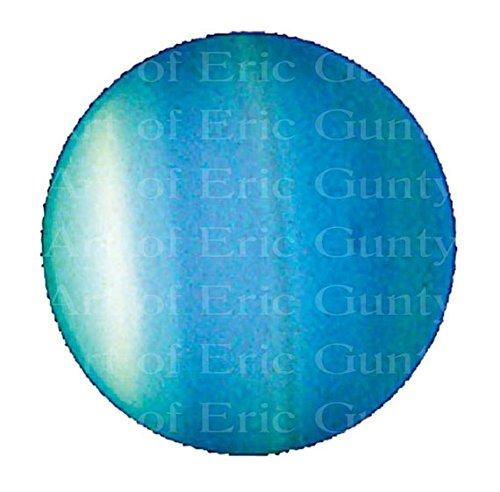 Art of Eric Gunty 1/2 Sheet - Uranus Planet Space Birthday - Edible Cake/Cupcake Party Topper - D22585