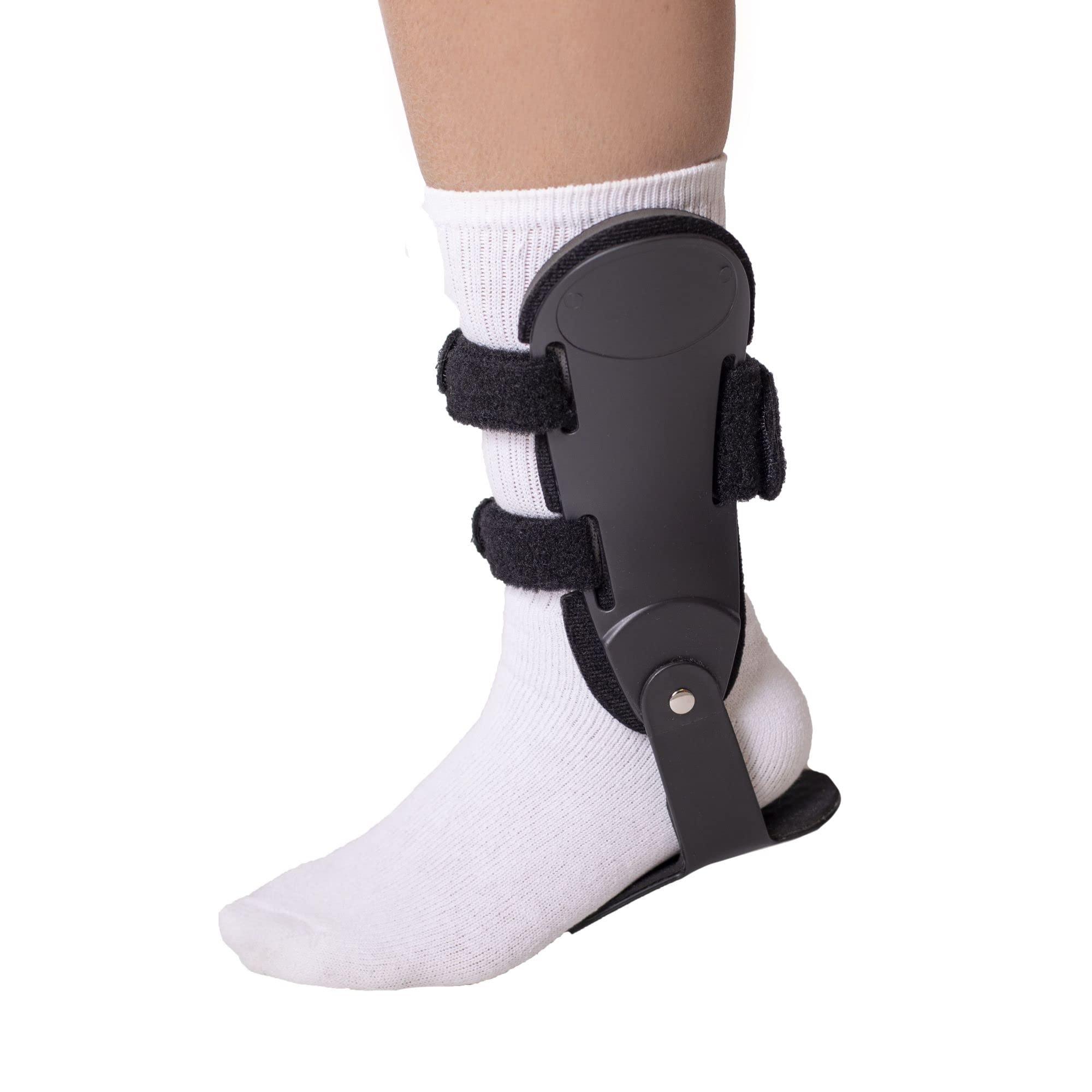 Brace Align Brace Align Semi-Rigid Ultra Active Ankle Brace- Hinged Ankle Stabilizer, Protection and Support for Sprains, Volleyball, Basketball, Tennis, Sports Injury- Left or Right Foot- PDAC L1906