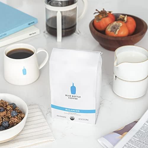 Blue Bottle Coffee Blue Bottle Whole Bean Organic Coffee, Balanced, Medium Roast, 12 Ounce bag (Pack of 1)