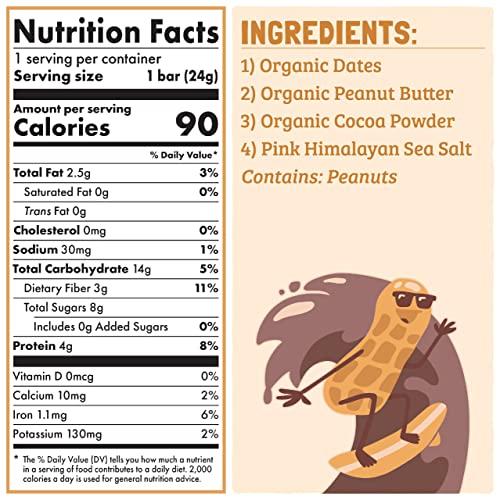Skout Organic Skout Organic Peanut Butter Lovers Real Food Bars for Kids (36 Pack) | Organic Snacks for Kids | Plant-Based Nutrition, No Refined Sugar | Vegan | Gluten, Dairy, Grain, Peanut, Tree Nut & Soy Free