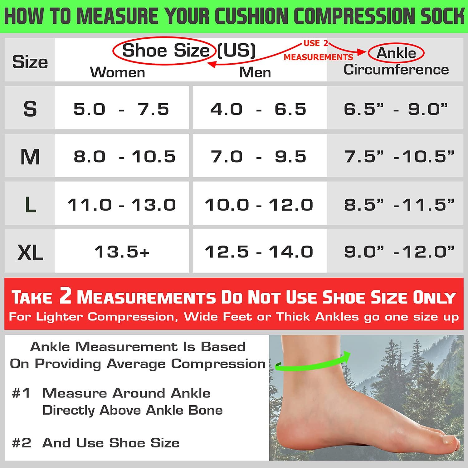 TechWare Pro TechWare Pro Plantar Fasciitis Socks Therapy Grade Targeted Cushion Compression Socks for Men & Women. Ankle Brace Foot Sleeve & Arch Support for Achilles Tendonitis & Heel Pain Relief Beg/Beg LRG