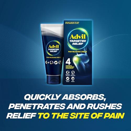 Advil Advil Targeted Relief Pain Relieving Cream, Up to 8 Hours of Powerful Relief of Minor Arthritis Pain, Joint Pain, Lower Back Pain and Muscle Pain - 2.3 oz