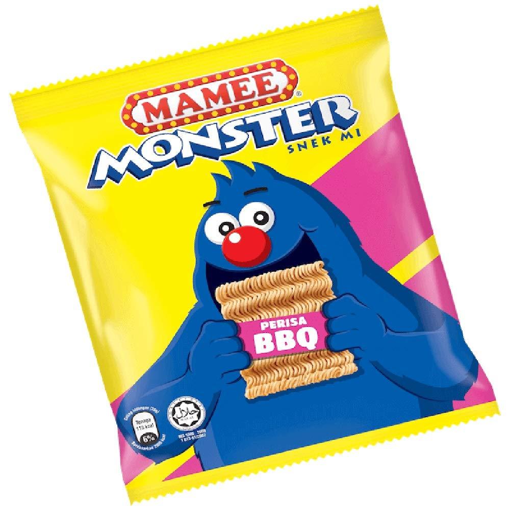 Mamee Monster Mamee Monster Chicken & Spicy or BBQ Snack Noodles 25g