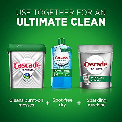 Cascade Cascade Platinum Dishwasher Rinse Aid, 8.45 fl oz (Packaging May Vary)