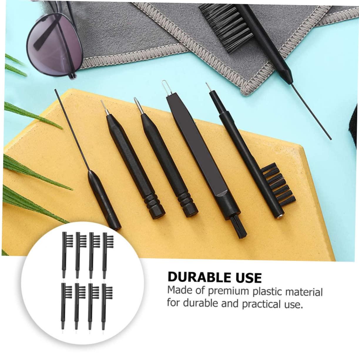 NOLITOY NOLITOY 3sets Hearing Accessories Earring Cleaner Cleaning Rod for Hearing Amplifier Vent Cleaner Earpiece Earmold Vent Cleaner Pipe Cleaner Hearing Amplifier Cleaning Tool Black 12pcs*3