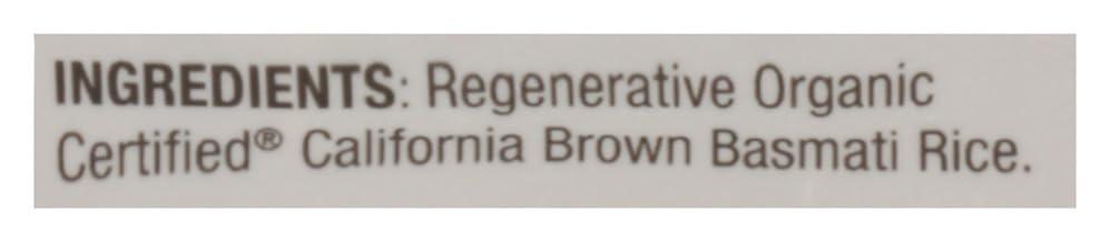 Lundberg Lundberg Basmati Rice, Organic Long Grain Brown Rice - Non-Sticky, Fluffy Aromatic Rice Grown in California, Pantry Staples, 32 Oz