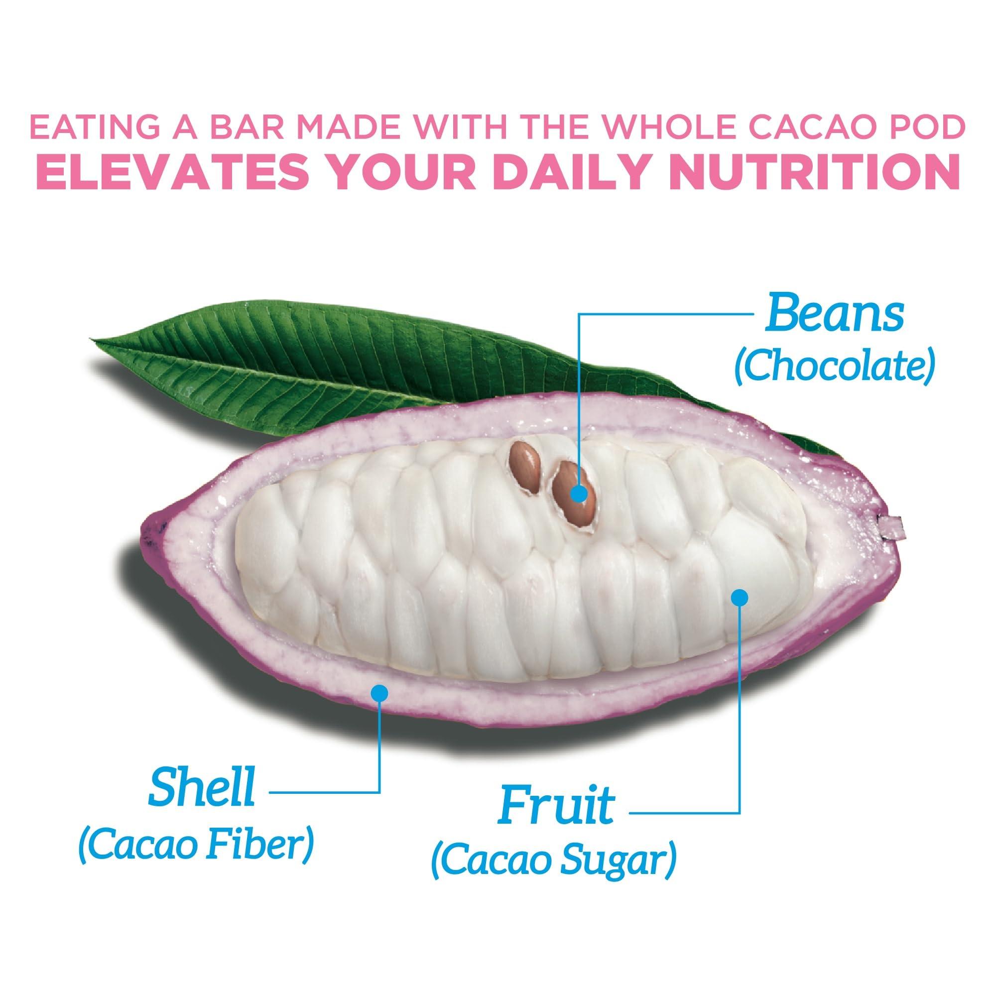 Blue Stripes Blue Stripes Whole Cacao Almond Butter Dark Chocolate Bar, 2.1 OZ