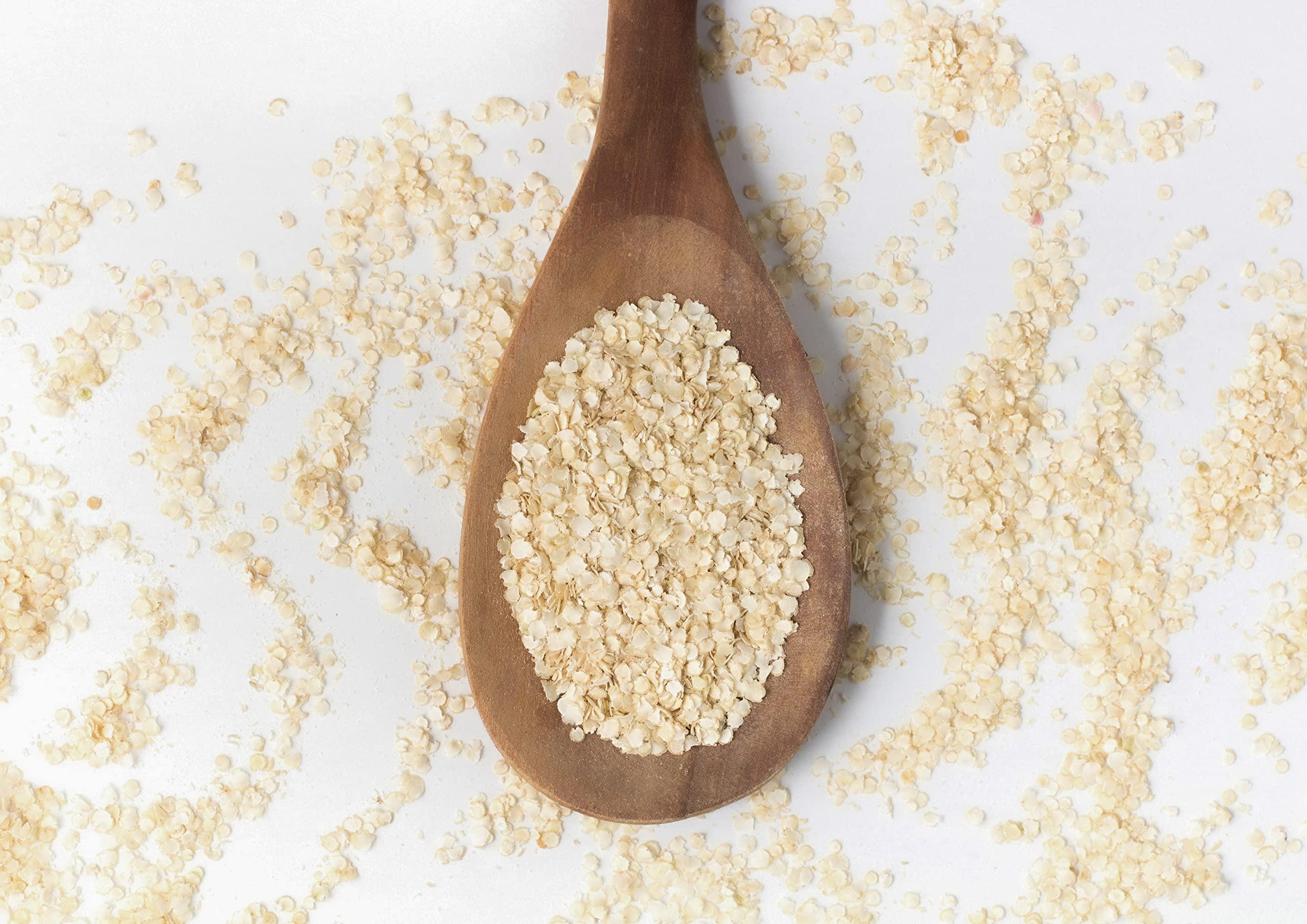 Food to Live Food to Live Amaranth Flakes, 1 Pound Flaked Whole Amaranth Seeds, Vegan. Natural Thickener. Good Source of Protein. Great Alternative to Oatmeal. Perfect Base for Granola, Breakfast Cereal