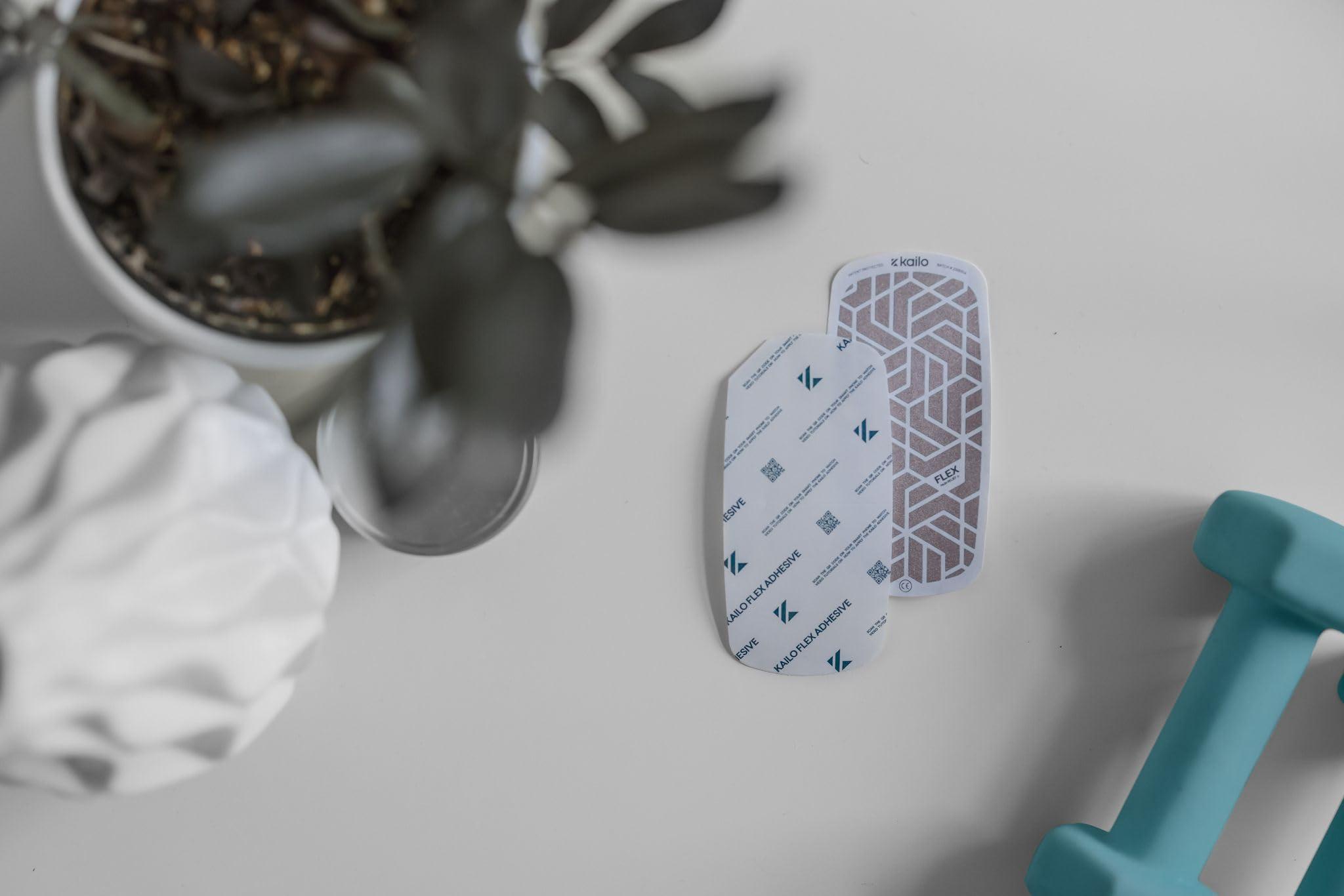 Kailo Kailo Flex Patch Adhesive Refill - Discomfort Relief Reusable Adhesives - Double-Sided Adhesive for Foot, Knee, Back & More - Removable & Reusable Wellness Relief Adhesives - 5 Pack