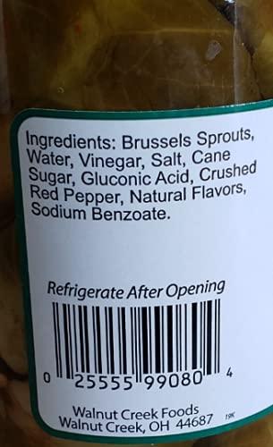 Amish Brussel Sprouts Hot Pickled