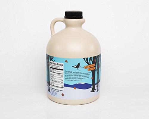 Barred Woods Maple Products Barred Woods Maple - Half Gallon Jug Organic Pure Vermont Maple Syrup 64 oz - Grade A Amber Rich