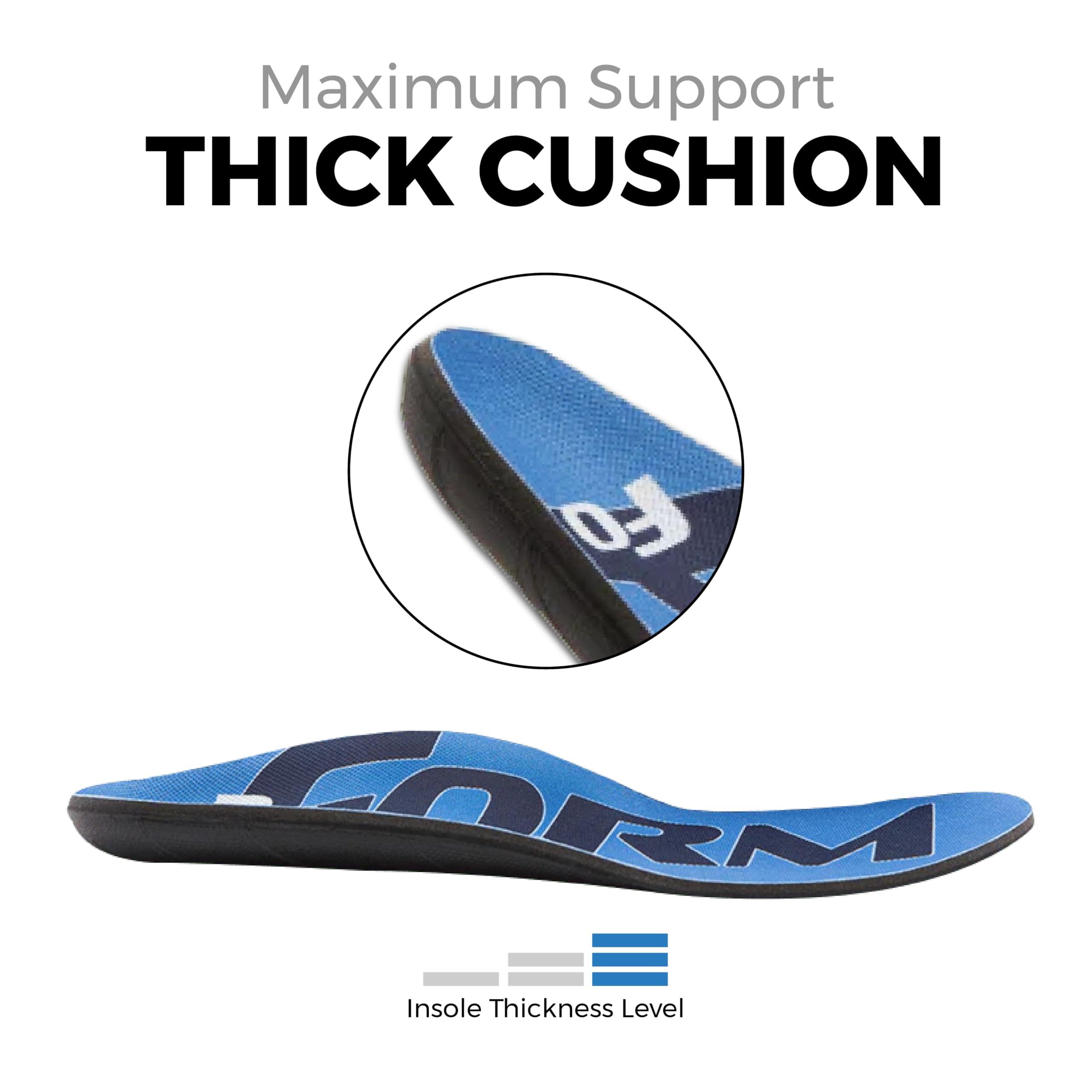 FORM Premium Insoles Maximum Support Plantar Fasciitis Insoles  Custom Form-Fitting Insoles Shoe Inserts for Plantar Fasciitis Women and Men  Shock Absorption - Flat Feet Inserts for All Day Walking & Standing