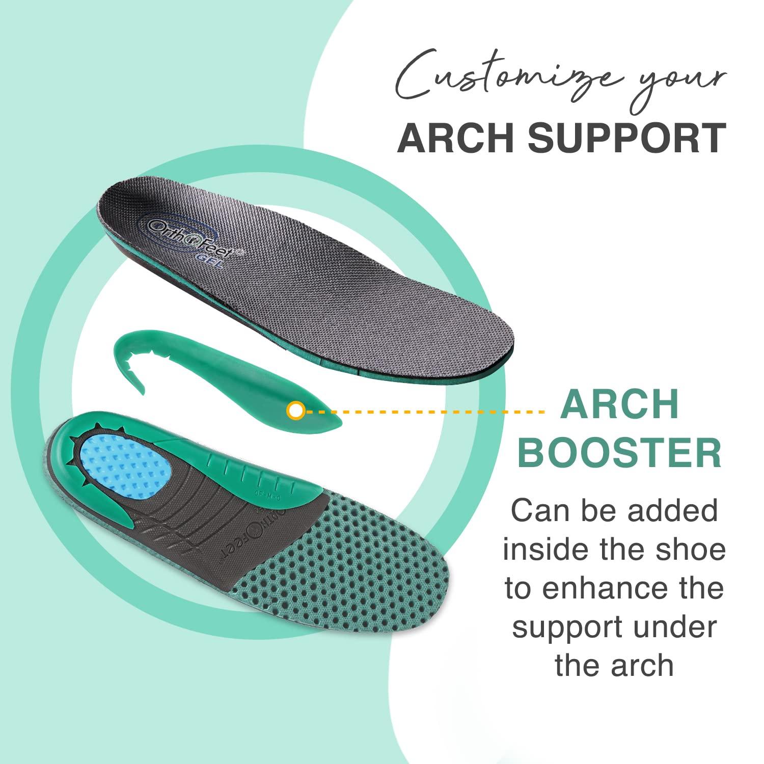 Orthofeet Orthofeet Men\'s Orthopedic Black Knit Edgewater Sneakers, Size 8