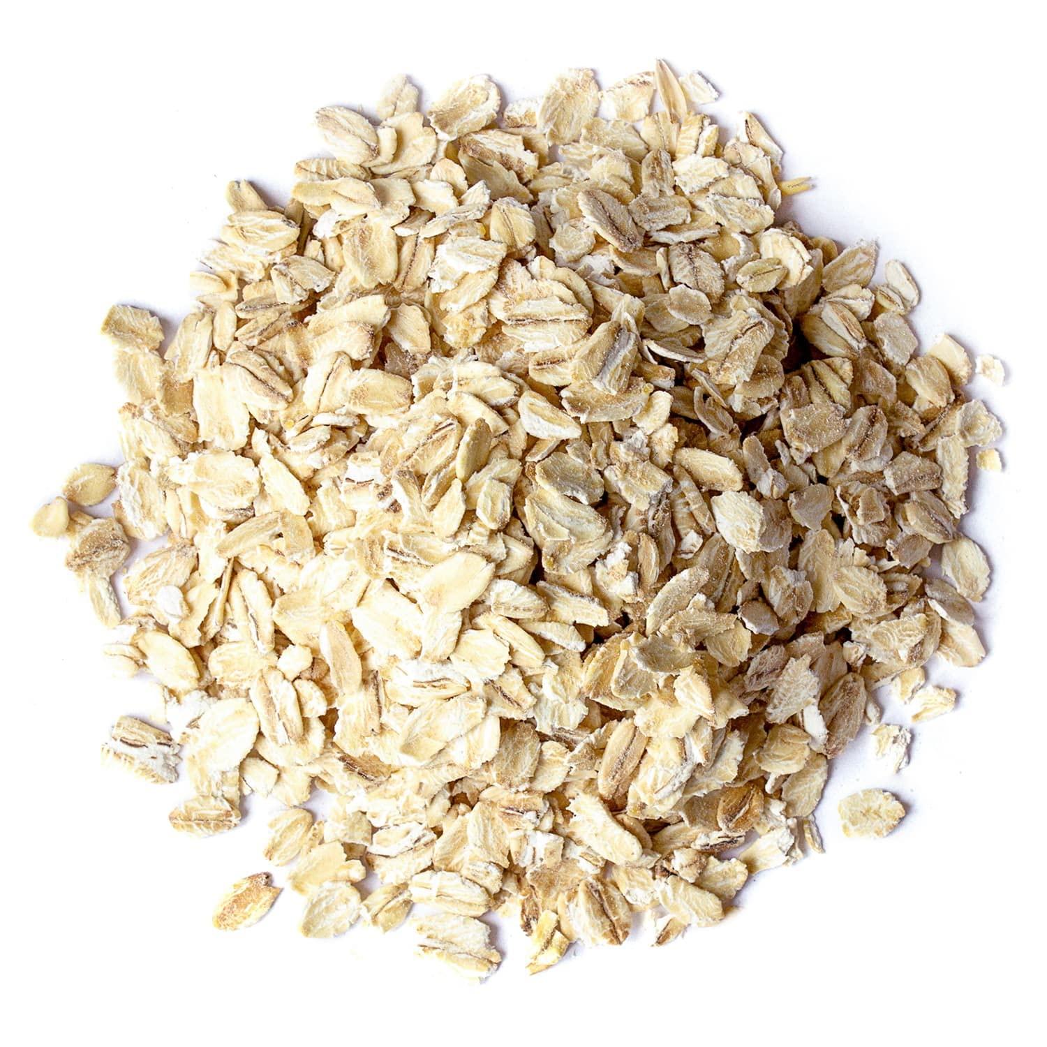 Food to Live Food to Live Organic Rolled Oats, 5 Pounds Old-Fashioned, 100% Whole Grain, Non-GMO, Raw, Kosher, Bulk Oats. Perfect for Morning Oatmeal and Overnight Oats