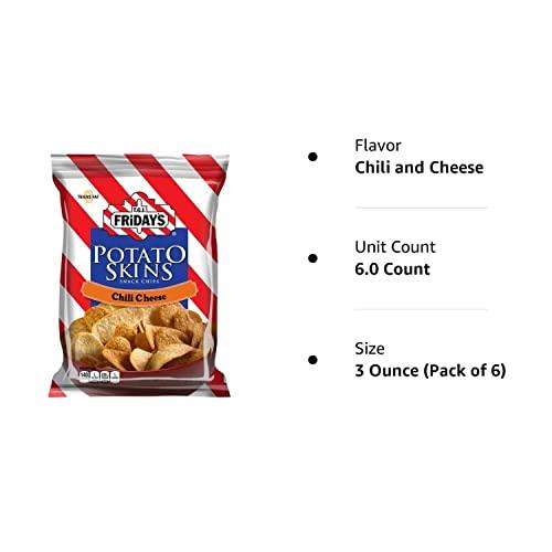 TGI Fridays TGI Fridays Chili and Cheese Potato Skins - 3 oz. bag, 6 per case