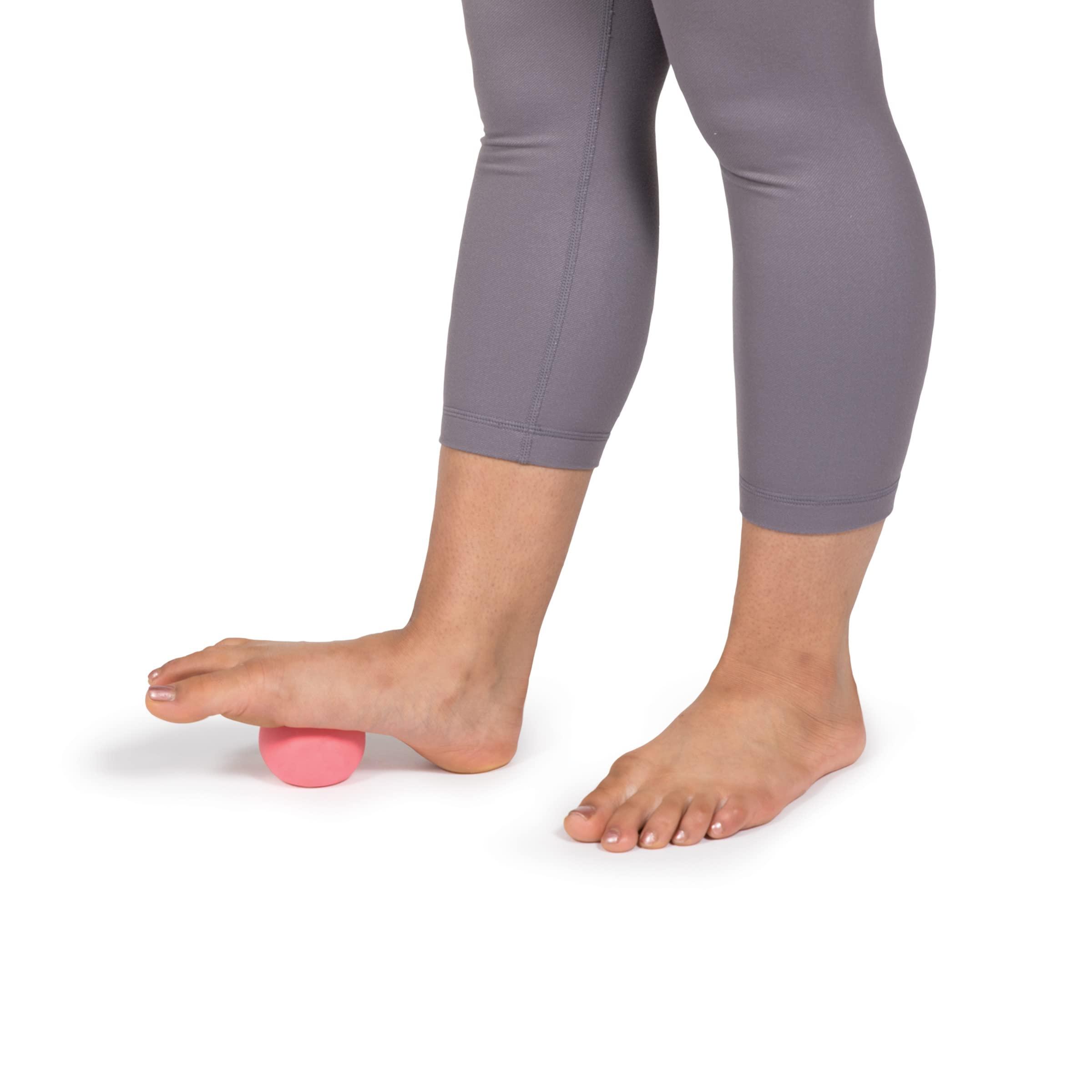 OPTP OPTP Super Pinky Ball Moderately Firm Density Deep Tissue Massage Ball for Back Pain, Shoulder Tension Relief, Sore Muscles, Plantar Fasciitis and More