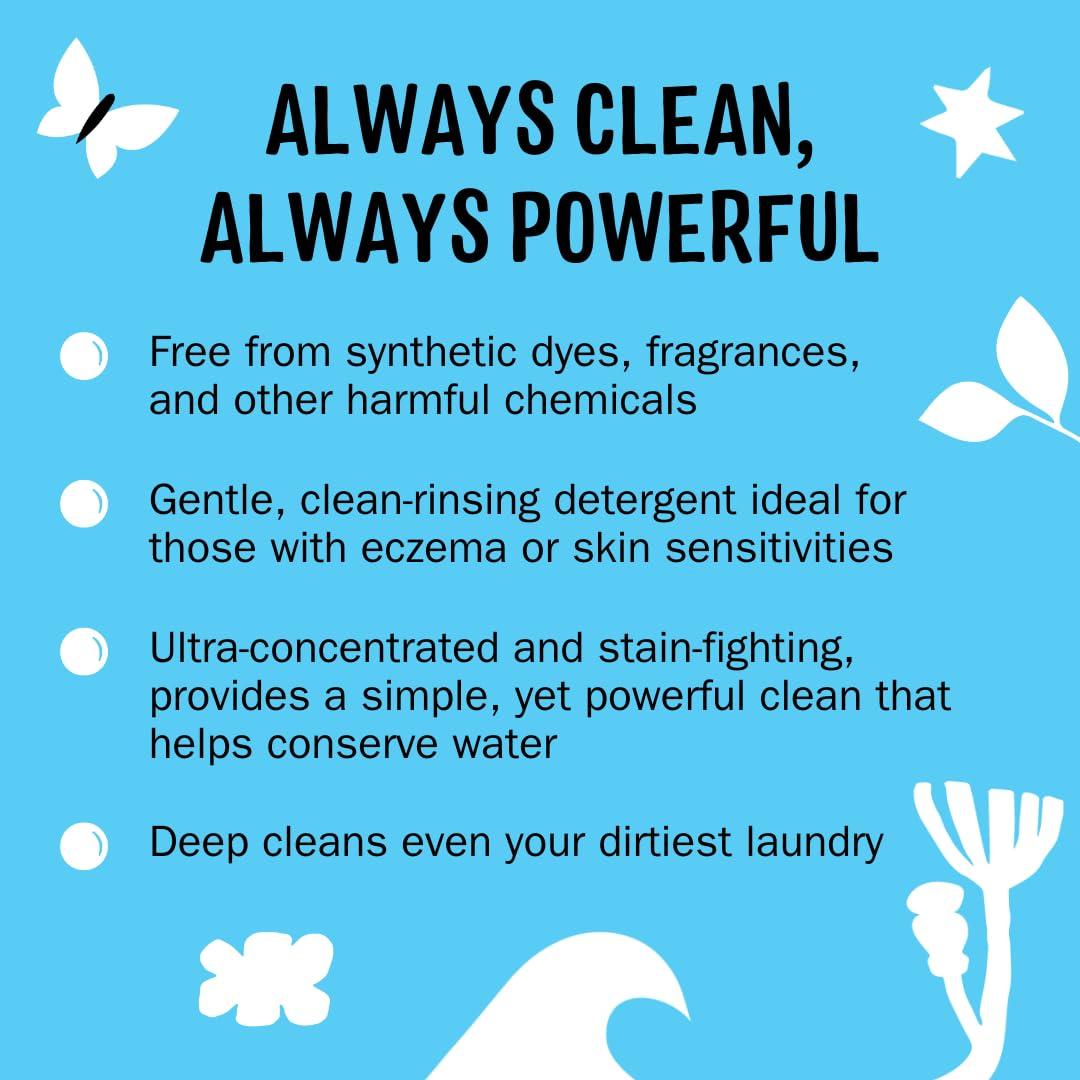 Molly's Suds Molly's Suds Laundry Detergent Pods | Natural Detergent for Sensitive Skin | Ultra Concentrated and Stain Fighting | Peppermint - 60 Count