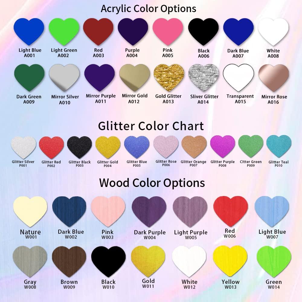 UanMere Personalized Wedding Cake Topper, Acrylic Cake Toppers, Bride And Groom Customized Last Name And Date Mr Mrs, Rustic Cake Toppers for Cake Bridal Shower