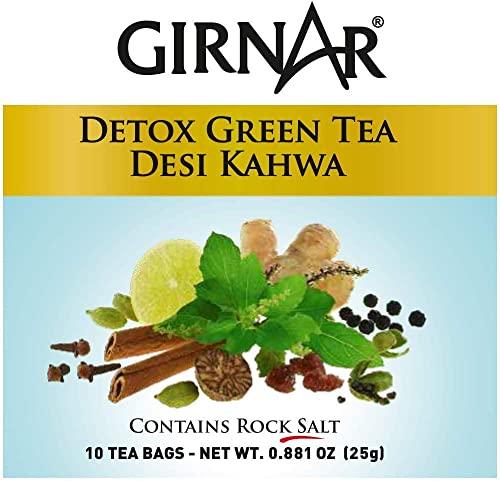 GIRNAR Girnar Detox Green Tea, 10 Sachet Pack