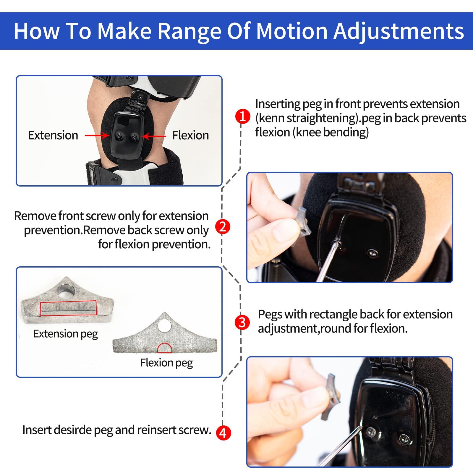Mathgetin Mathgetin OA Unloader Knee Brace, OA Knee Brace Medial Unloader Knee Support for Osteoarthritis, Arthritis Pain, Avascular Necrosis, Bone on Bone Knee Joint Pain and Degeneration