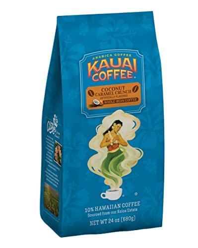 KAUAI COFFEE Kauai Coffee Koloa Estate Medium Roast - Coconut Caramel Crunch, 24 oz Package