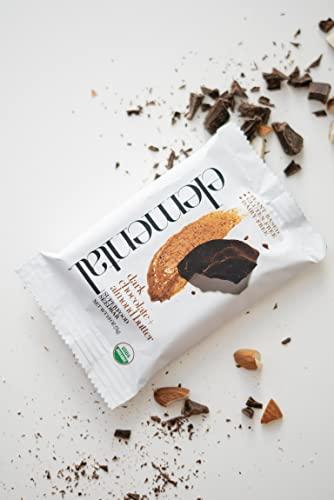 Elemental Superfood Elemental Superfood Seedbars, Dark Chocolate + Almond Butter, 1.8 Ounce - 12 Pack, 100% Certified Organic, Non-GMO Verified, Gluten Free, Dairy Free, Plant Based