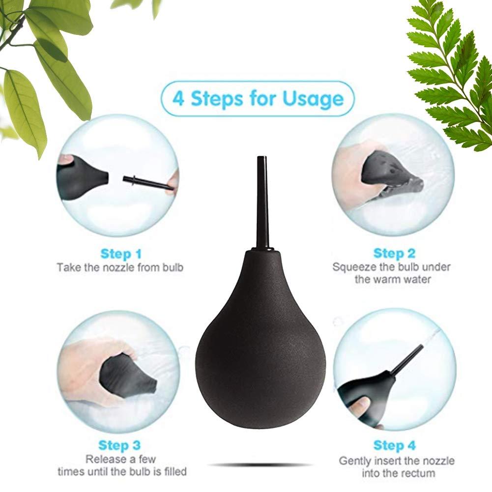 GNEGKLEAN 1 Enema Bulb + Enema Bag