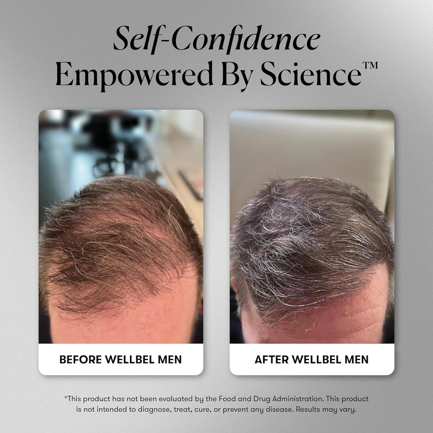 WELLBEL WELLBEL Men Clean Supplement for Hair, Skin, and Nails, Vegan, Gluten Free and Non GMO 90 Count - 3 Pack