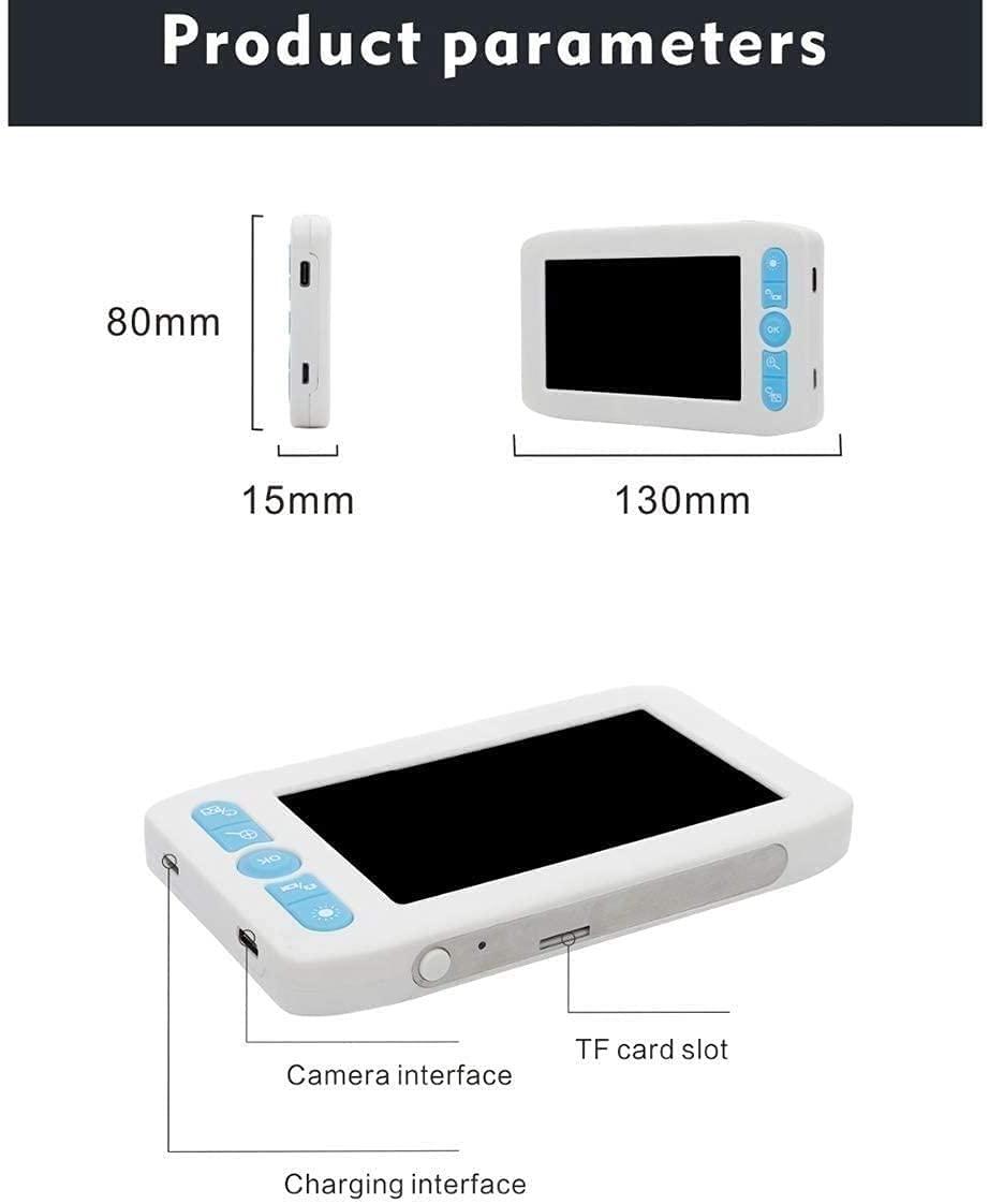 QIYUDS QIYUDS Ear Wax Removal Endoscope,Ear Wax Removal Camera with 4.3\" IPS Screen, 1280x1080 FHD Smart Visual Ear Cleaner with Camera Tool Kit, Plug & Play at Home Ear Infection Detector Ear Wax Remover Ot