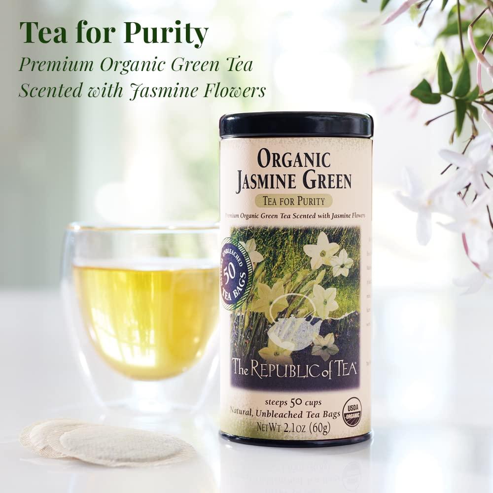 The Republic of Tea The Republic of Tea - Organic Jasmine Green Tea, 50 Tea Bags