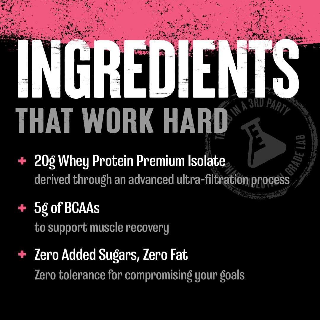 Animal Clear Whey Isolate Protein Powder - Easy to Digest and Mix, 5g BCAA, Deliciously Juicy, Refreshing Anytime Drink for Men and Women, Watermelon Limeade 500g (20 Servings)