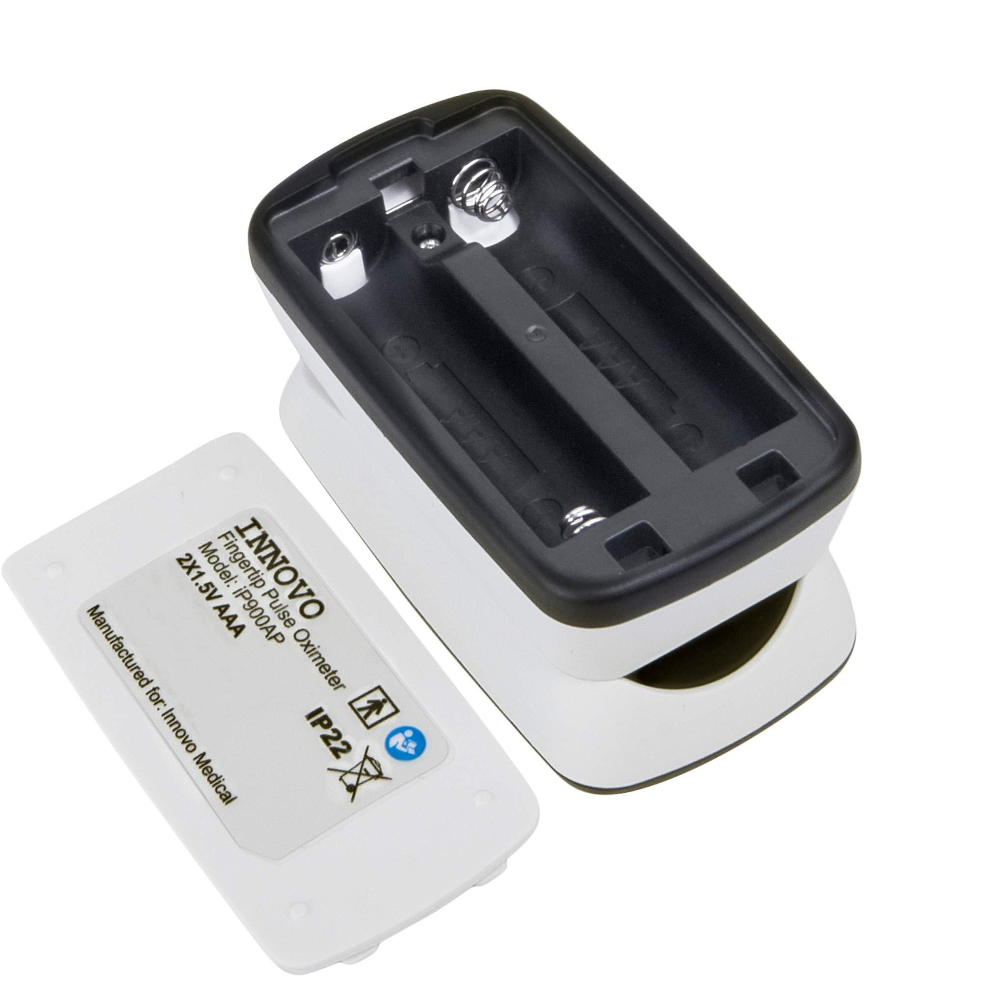 Innovo Innovo Medical Deluxe Fingertip Pulse Oximeter and Touchless Digital Forehead Thermometer Bundle