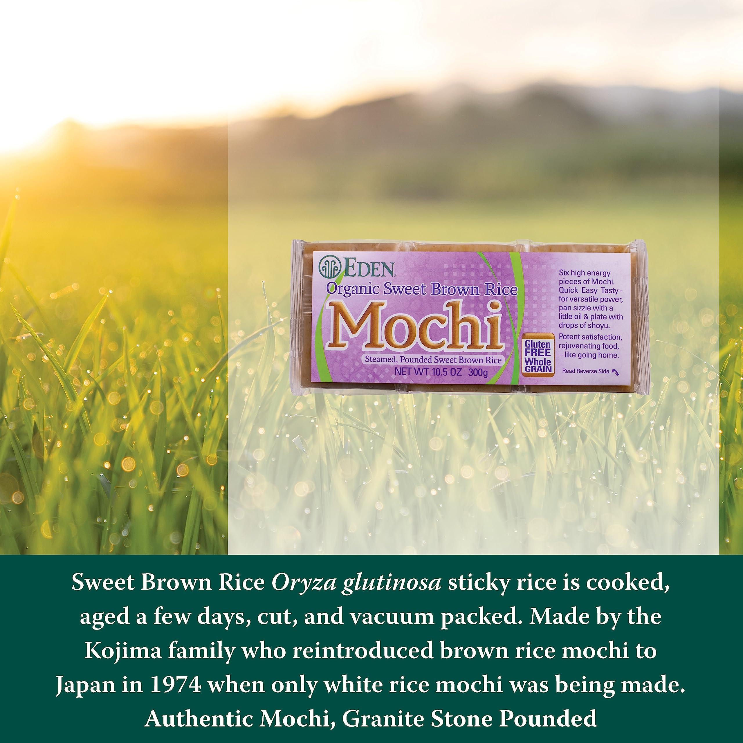 Eden Eden Organic Sweet Brown Rice Mochi, Traditionally Made in Japan, Whole Grain, Macrobiotic, 10.5 oz