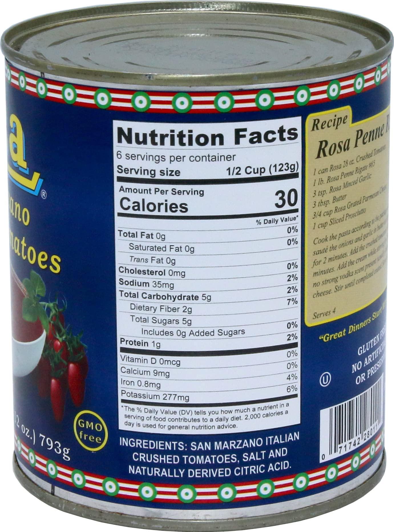 ROSA Rosa 28 oz. San Marzano Crushed Tomatoes (3 pack)