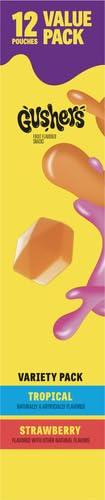 Gushers Gushers Fruit Flavored Snacks, Strawberry Splash and Tropical, 12 ct (Pack of 2)